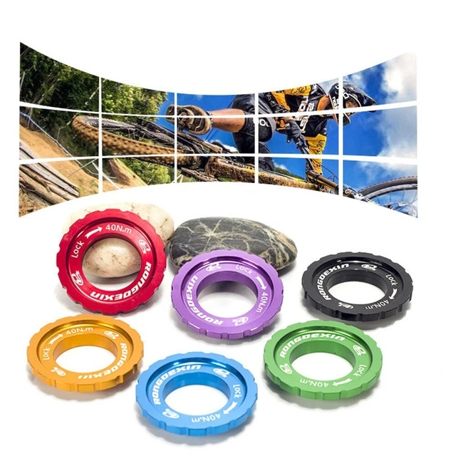 Aluminum Alloy Center Lock To 6hole Bolt Bicycle Hub Disc Brake Rotor Adapter