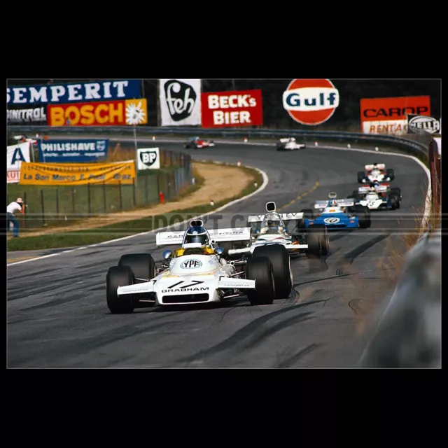 Photo A.029011 BRABHAM BT37 CARLOS REUTEMANN GRAND PRIX F1 ÖSTERREICHRING 1972