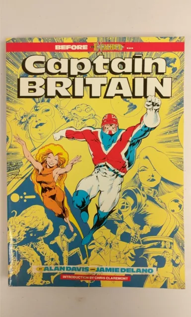 VTG 1988 Captain Britain: Before Excalibur TPB Marvel Comics Paperback 1st Print