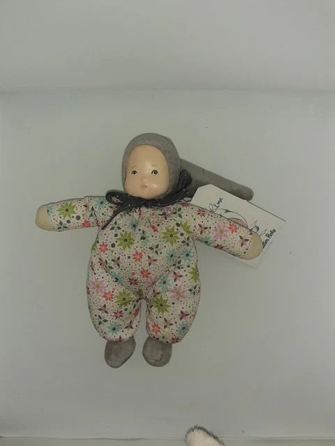 Doudou Poupée hochet liberty petit chose Moulin Roty Neuf
