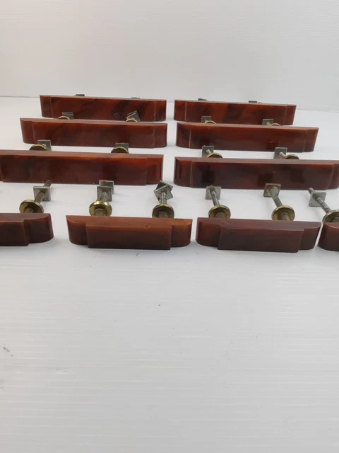 Bakelite Rojo Drawer Puii Set 10 Piezas 3