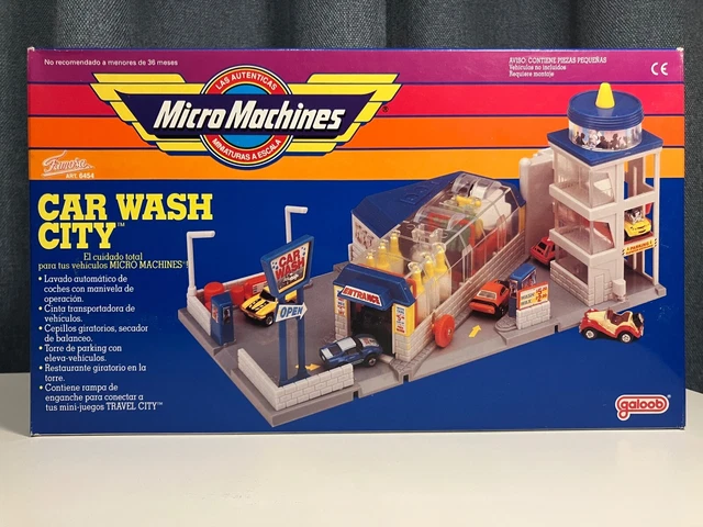 MICRO MACHINES GALOOB playset Car Wash City new sealed box art.6454 ...