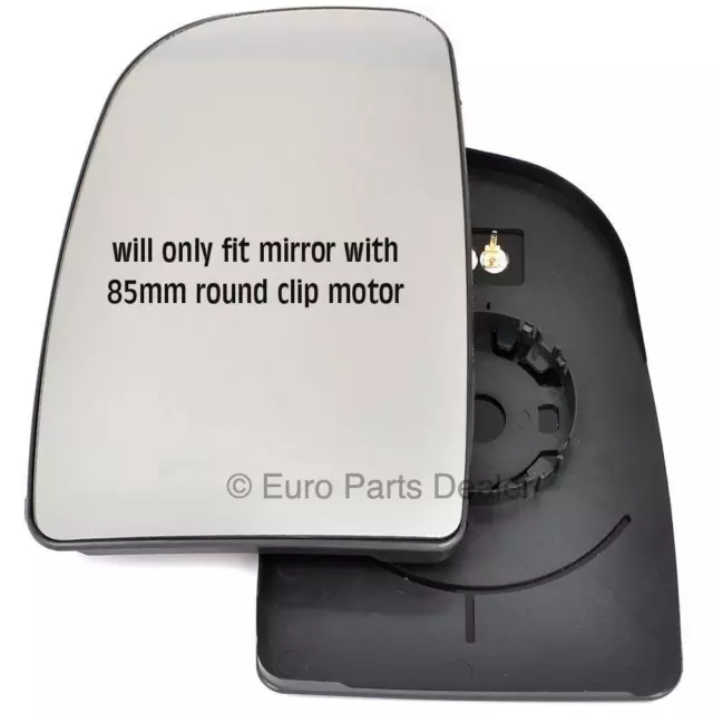 Wing door Mirror Glass Passenger side for Peugeot Boxer 2006-2023 Heated