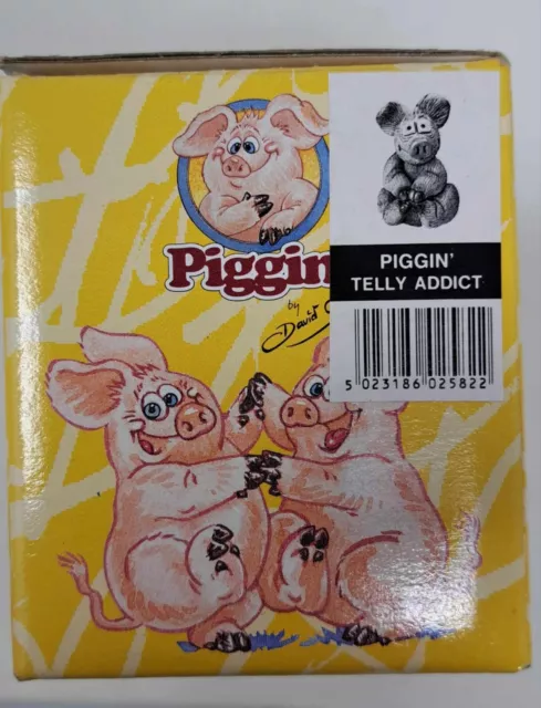 Piggin Telly Addict 1998 By David Corbridge in Excellent Condition - Boxed 3