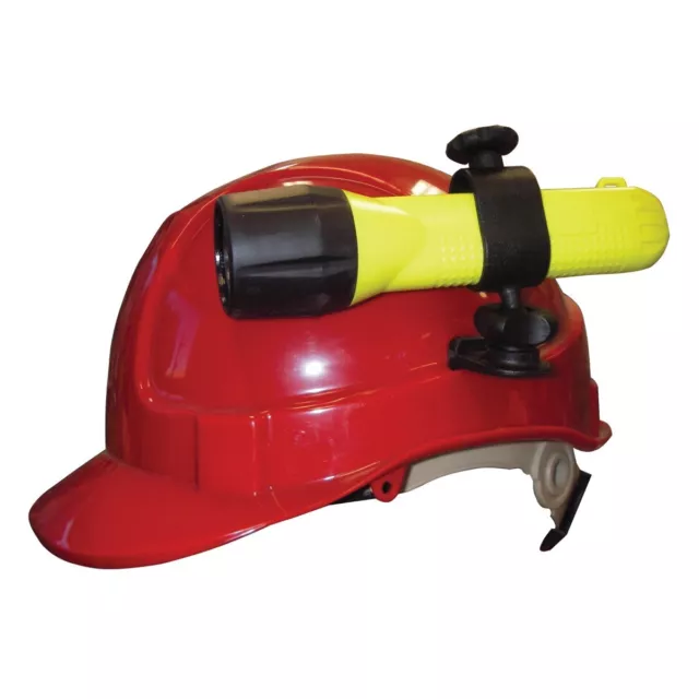 Hard Hat Helmet Slot Attachment for Torrent Intrinsically Safe Torch Flashlight