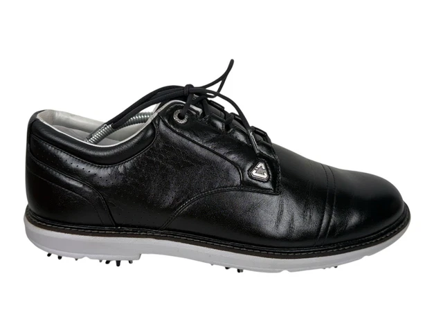 Cuater Travis Mathew Mens US 12 Shoes Spikes Golf Black Leather Outdoors Casual Cuater Travis Mathew The Wildcard Performace Spikeless  main image 2