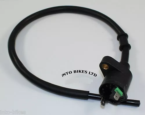 Ignition Coil C/W Ht Spark Plug Lead For Piaggio Fly 125