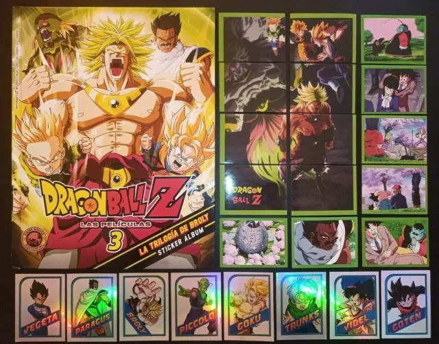 DRAGON BALL Z 5 Album + Full Set 208/208 PERU 2008 Navarrete Majin Buu Saga