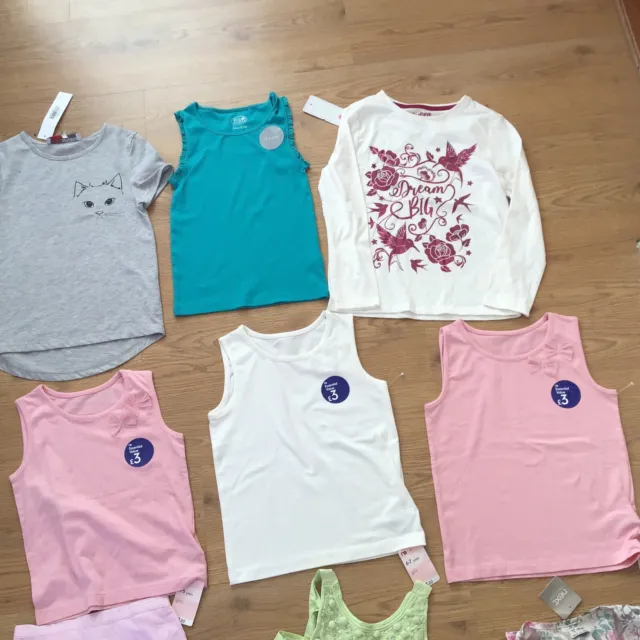 Girls clothing bundle 4/5 and 6/7 and 8 years next mixed makes new and used 9