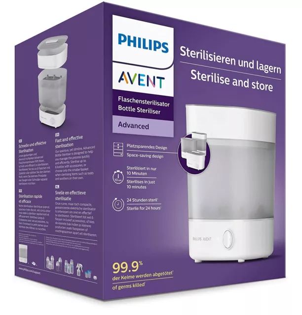 PHILIPS SCF291/00 Avent Sterilisator Flaschensterilisator Babyfläschchen Schnull