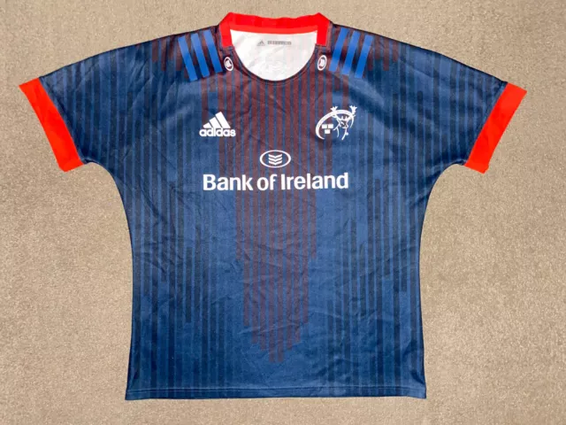 Munster Rugby 2019 rugby shirt size XXL 2XL Adidas Ireland Bank of Ireland