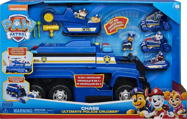 Paw Patrol Chase 5-in-1 Ultimate Police Cruiser - Car with Lights and Sounds