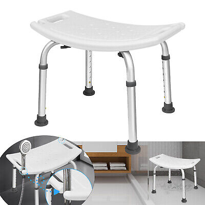 Taburete de ducha antideslizante silla de ducha asiento de ducha silla de baño altura ajustable 136 kg