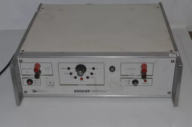 VALHALLA Scientifica 2500EP Programmabile Ca-Cc Corrente Calibratore (IPB41)