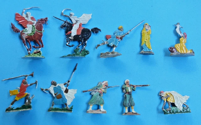 PLATS D'ÉTAIN ZINNFIGUREN 40mm Mignot Lucotte CBG - Lot Empire