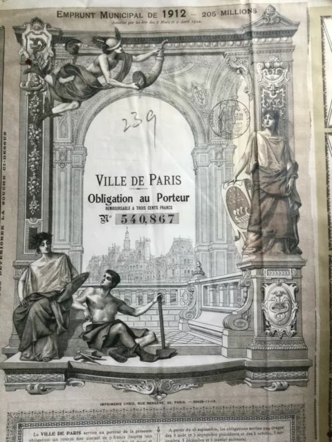 2 x Ville de Paris – 1912 + 1930