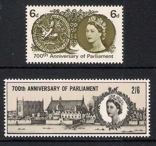 GB 1965 sg663-4 700th Anniversary Simon de Montfort's Parliament ordinary MNH