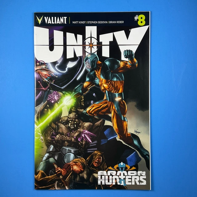 UNITY #8 Mico Suayan Cover Valiant Entertainment Comics 2014 Armor Hunters!