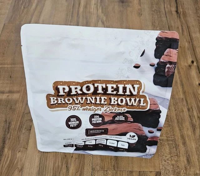 TOTAL VEGAN PROTEIN Brownie Bowl More Nutrition 600 g NEU