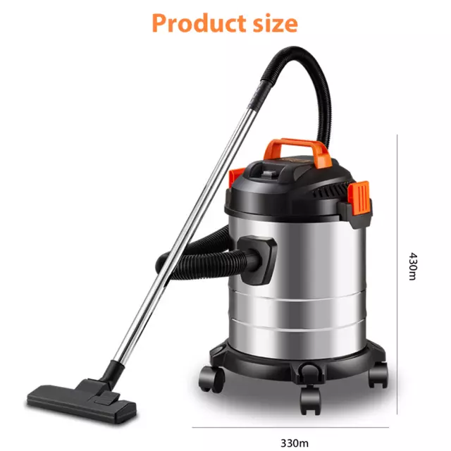 2000W Vacuum Cleaner 18000Pa Outdoor Heavy Dust office Carpet Clean 20L Cylinder 2