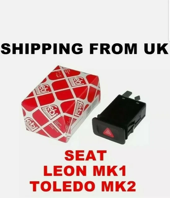 HAZARD WARNING LIGHT Indicator Switch Relay Red Button Seat Leon Mk1