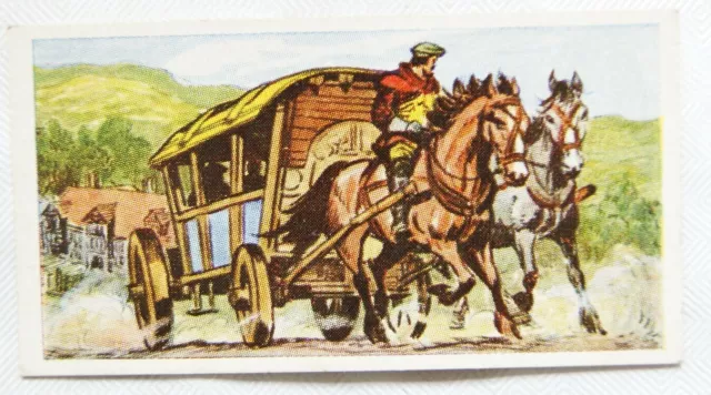 1961 Cooper's Tea card Transport through the ages No. 18 Early Coach