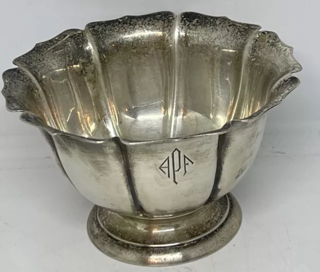 Arts & Crafts Richard Dimes Irish Reproduction Sterling Silver Footed Bowl 124 G 3