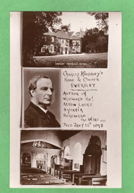 Eversley Church Rectory Charles Kingsley Writer Author Nr Yateley RP  Ref M646