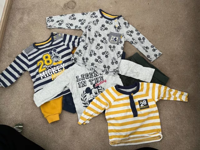 baby boy 3-6 months mickey mouse bundle