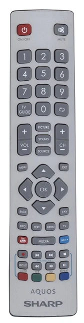Ricambio Telecomando Televisore Telecomando Sostitutivo Per Sharp TV | Modelli LC-32CHE4042E LC22CFE4000ES | Compatibilità Completa Telecomando Lc -32che4042e - Foto 5