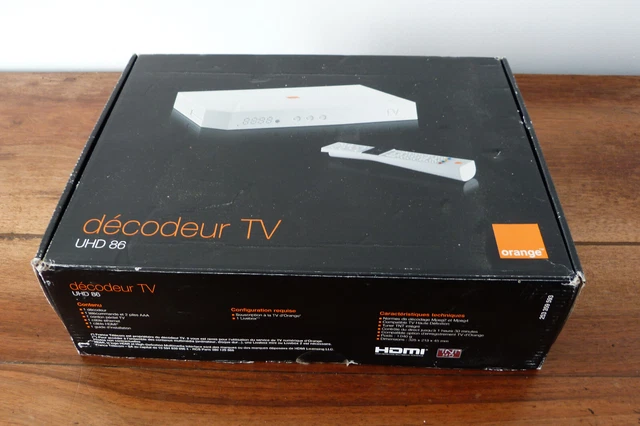 Décodeur TV UHD Orange DTIW385 - 4K Mini WiFi - Neuf Sous Blister Scellé