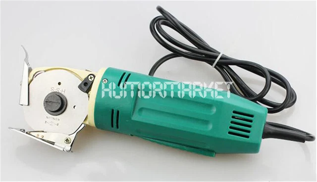 ONE 70MM Electric Fabric Cutter Rotary Blade Scissors Cloth Machine 110V NEW