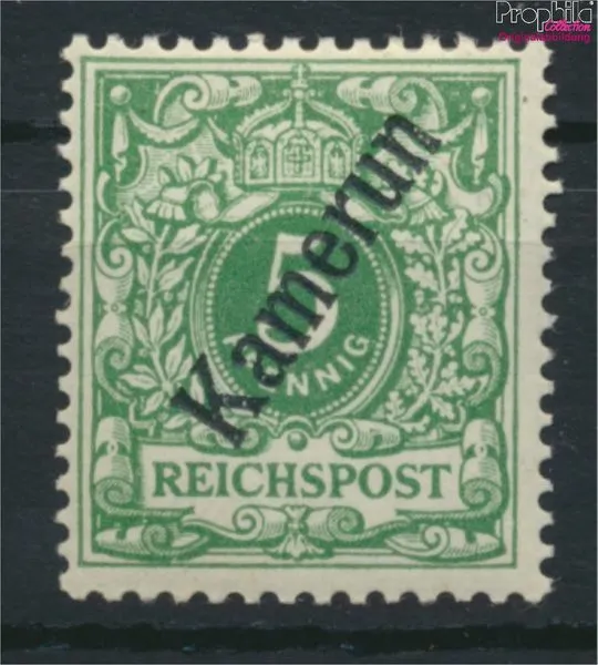 Briefmarken Kamerun (Dt. Kolonie) 1897 Mi 2 mit Falz(9519786