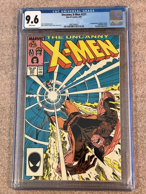 The Uncanny X-Men #221 CGC 9.6 (Marvel, 1987) 1st Appearance Of Mr. Sinister!