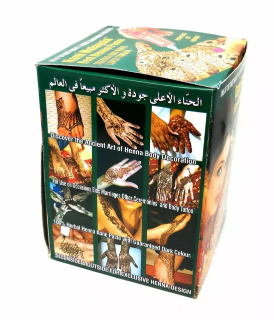 RANI Nail Henna Tattoo Paste Herbal Red Henna Kone Paste hand n body Henna 30g 2