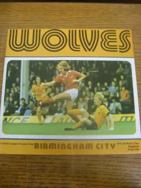 26/12/1978 Wolverhampton Wanderers v Birmingham City