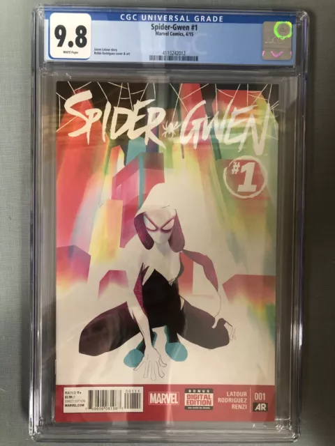 Spider-Gwen #1 CGC 9.8 Marvel 4/15 1st Print 1st Solo Series 4110242012