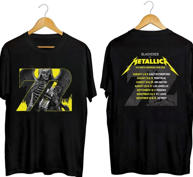 METALLICA 72 SEASONS 2023 2024 World Tour TShirt, Metallica Band Fan