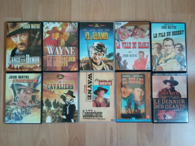 lot de 10 Grands WESTERN Films DVD comme neufs