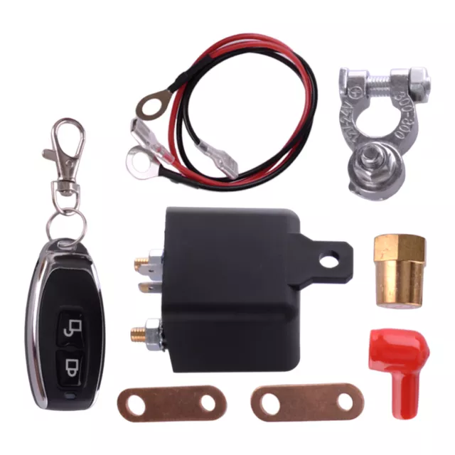 Car 1x Universal Integrated Wireless Remote Control Battery Switch Isolator
