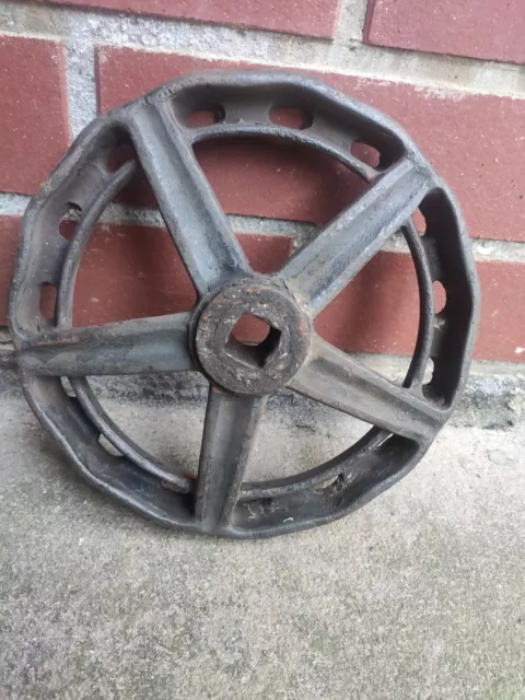 altes Eisenhandrad, Maschinenrad,Rad Maschine, Metallrad, Handrad ca 2,3 kg 2