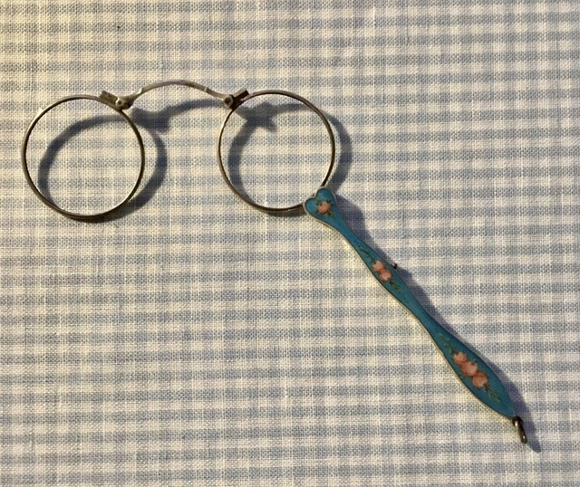 ANCIENNE LUNETTE CISEAUX INCROYABLE OPTIQUE LORGNON LORGNETTE ARGENT - 18ème EUR 380,00