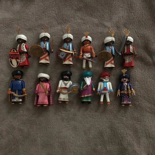 LOT DE PLAYMOBIL * 7 Soldats Francais + Armes * EUR 28,00 - FR