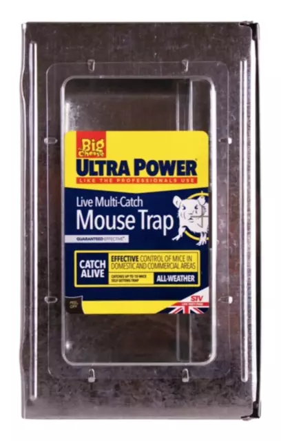 The Big Cheese Ultra Power Live Multi Catch Mouse Trap