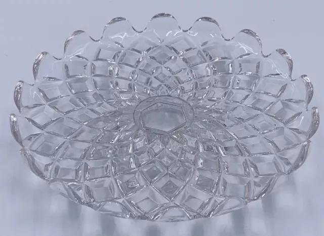 Coupe sur piedouche cristal de  BACCARAT fin XIXe (2 dispo)