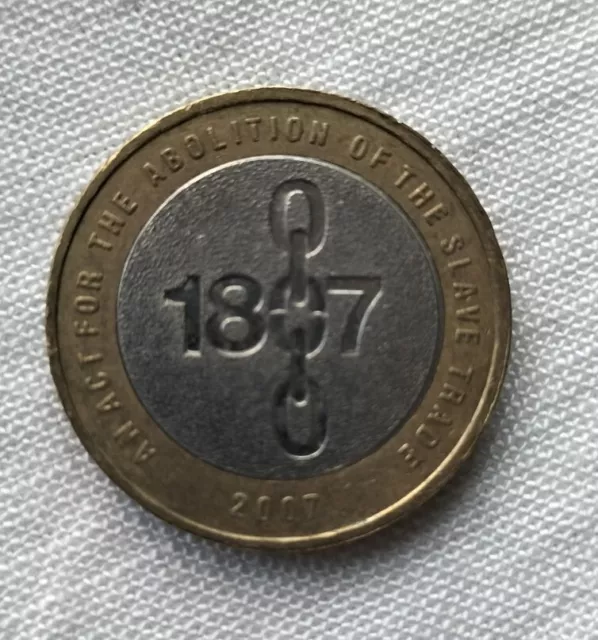 £2 Two Pound Coin, slave ABOLITION OF SLAVERY 1807-2007