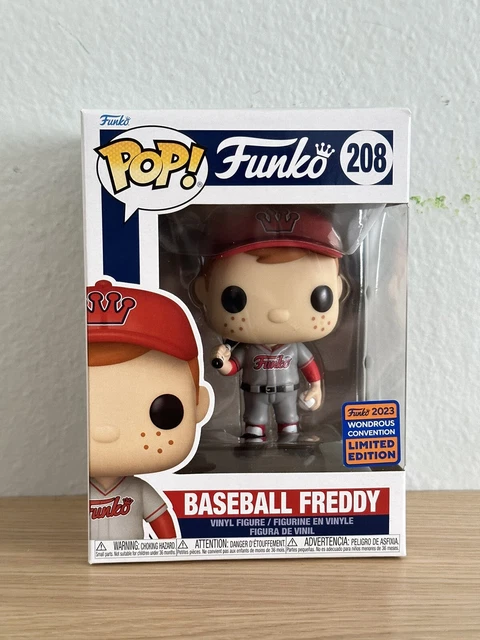 FUNKO POP! BASEBALL FREDDY FUNKO #208 WONDERCON shared 2023
