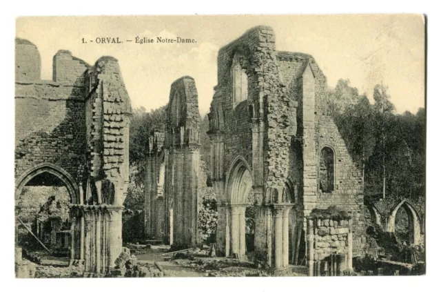 CPA - Carte postale - Belgique -Ruines de l'Abbaye d'Orval -Eglise Notre- Dame
