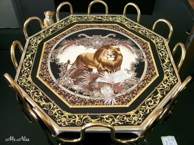 Rosenthal Versace Le Régne Animal William Tablett 37 cm x  37 cm *1 A NEU & OVP*