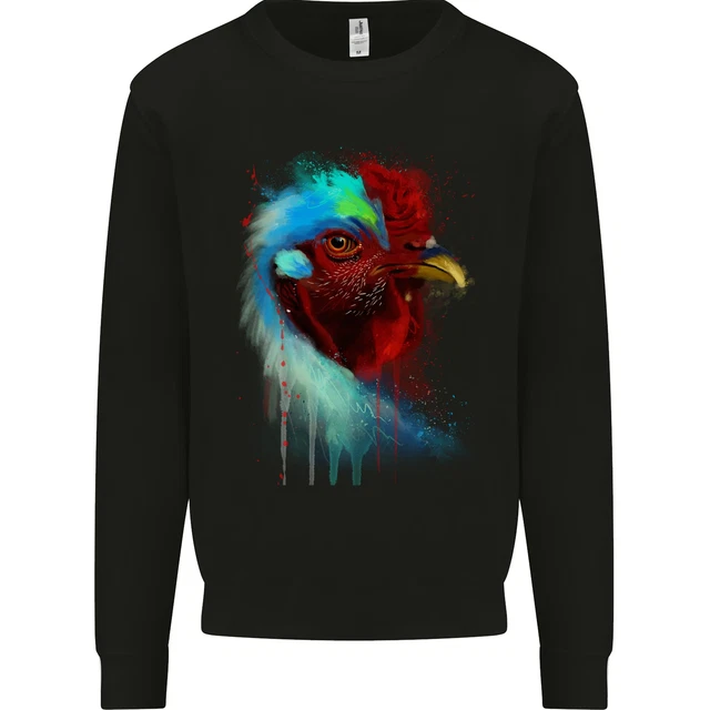 A Chicken Watercolour Mens Sweatshirt Jumper